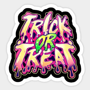 Trick or Treat - Halloween type Sticker